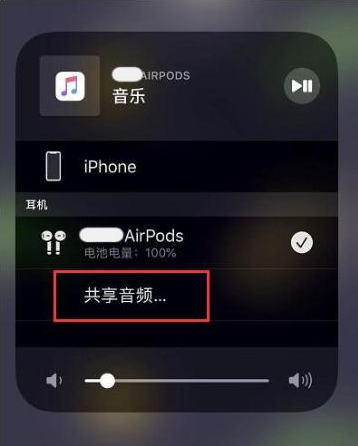 徐水苹果14音频维修点分享iPhone14音频共享设置方法 