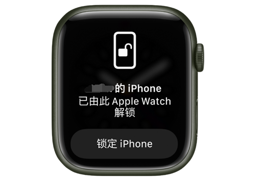 徐水苹果手机维修分享用 AppleWatch 解锁配备面容 ID 的 iPhone方法 