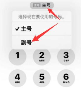 徐水苹果14维修店分享iPhone 14 Pro Max使用副卡打电话的方法 