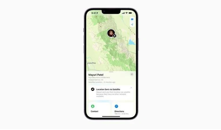 徐水苹果14维修分享iPhone14系列中 FindMy功能通过卫星分享位置方法教程 